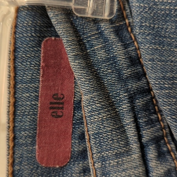 Jean Star Women's Elle Straight Leg Raw Hem Denim Jeans Size 14 - Picture 4 of 9